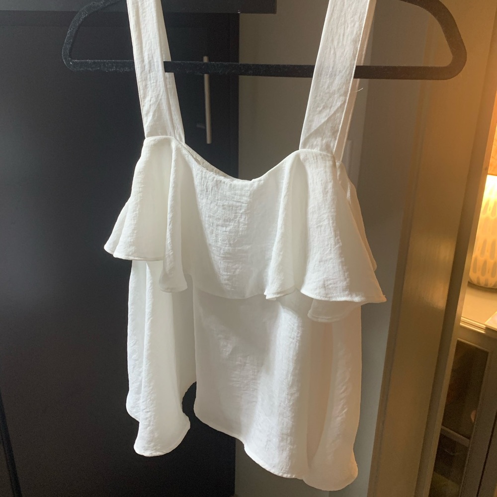 Ruffle tank
